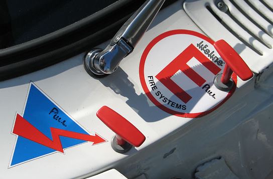 Automatisch brandblus-systeem voor race- en rally- auto